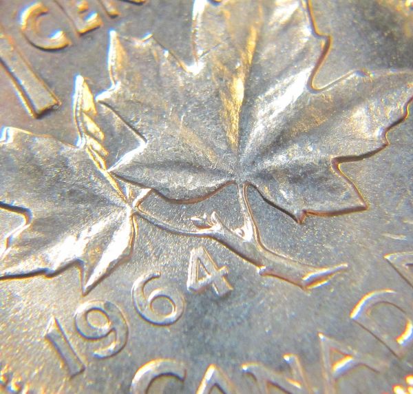 Small-Hoard-Of-1964-Extra-Spine-1-Cent-Pieces